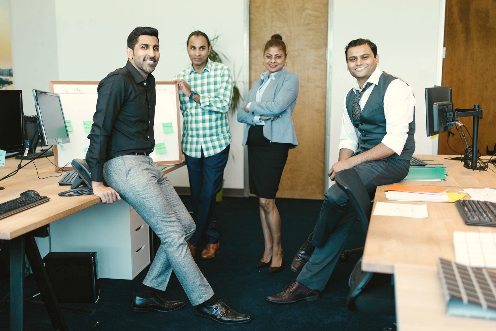 Office team at work
